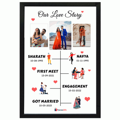 Love Story Photo Frame